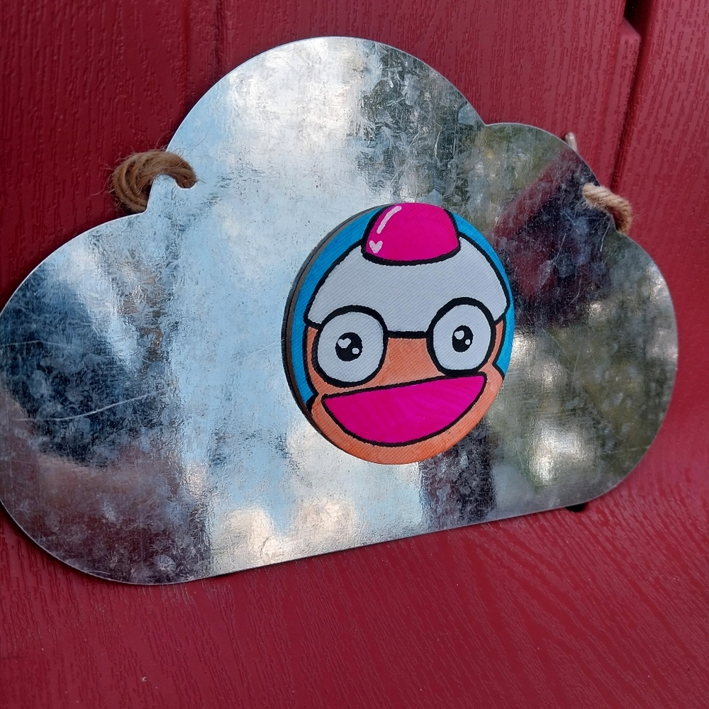 Ape Escape Hand Drawn (by me!) Canvas Magnet.